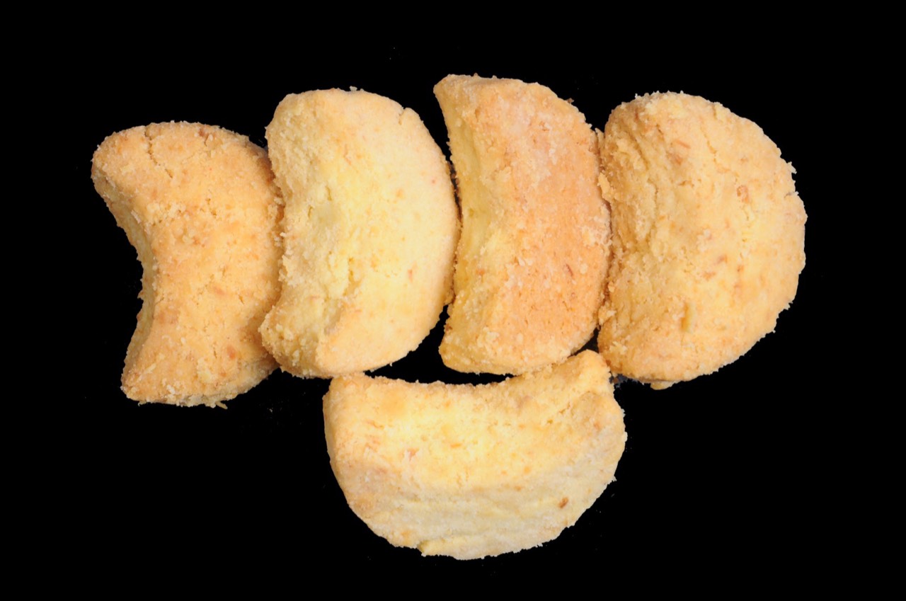 Chand biscuits — crescent moon shortbread
